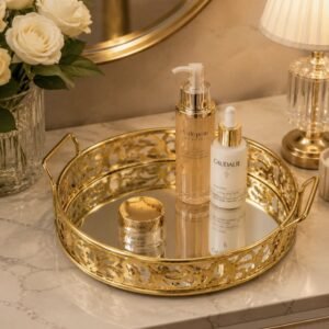 Aiza's Cosmetics & Serving Round Tray
