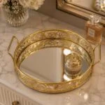 Cosmetics & Serving Round Tray - Image 3