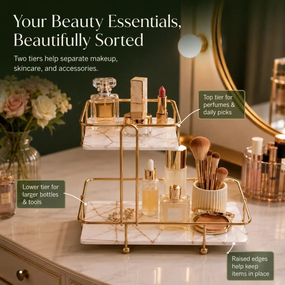 Premium Quality 2 Tiers Organizer - Image 5