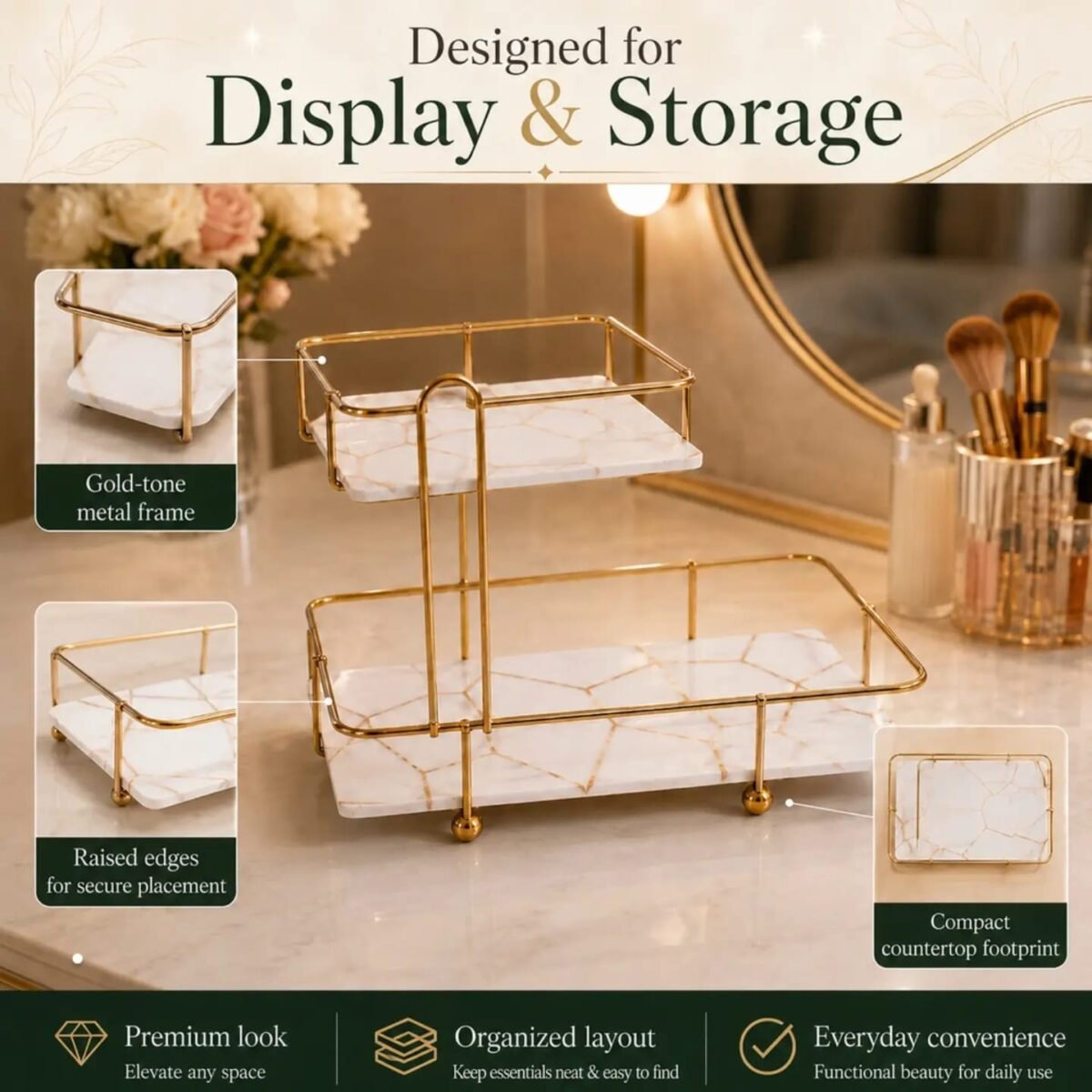 Premium Quality 2 Tiers Organizer - Image 4